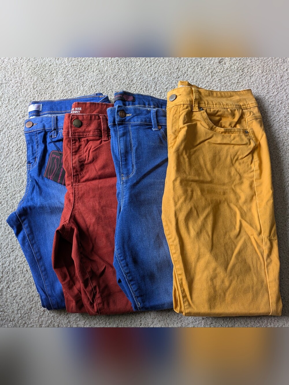 Lot Of 4 Pairs Of NOBO skinny Jeans